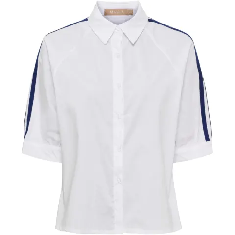 Marta du Château skjorte MdcBambi 268819 – White/Navy — produktfoto