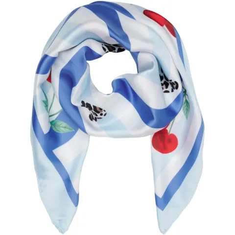 Marta du Château tørklæde MdcJuline FA-Scarf – Blue11135-2 — produktfoto