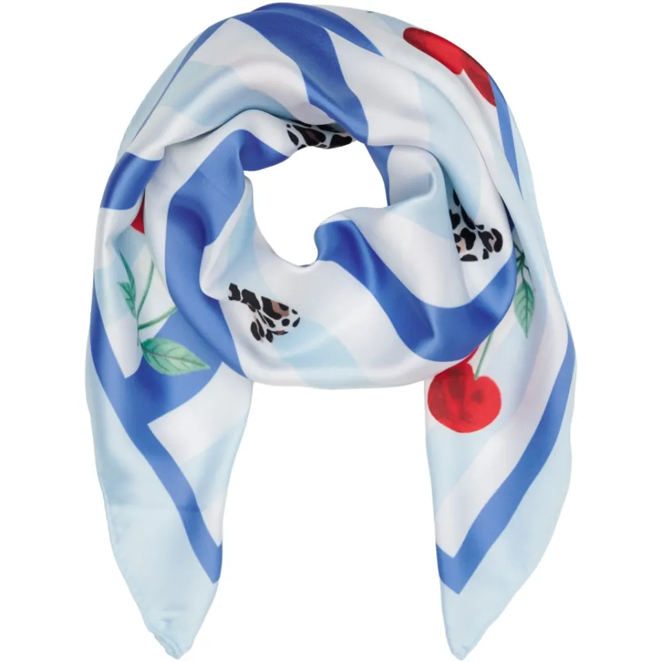 Marta du Château tørklæde MdcJuline FA-Scarf – Blue11135-2 — produktfoto