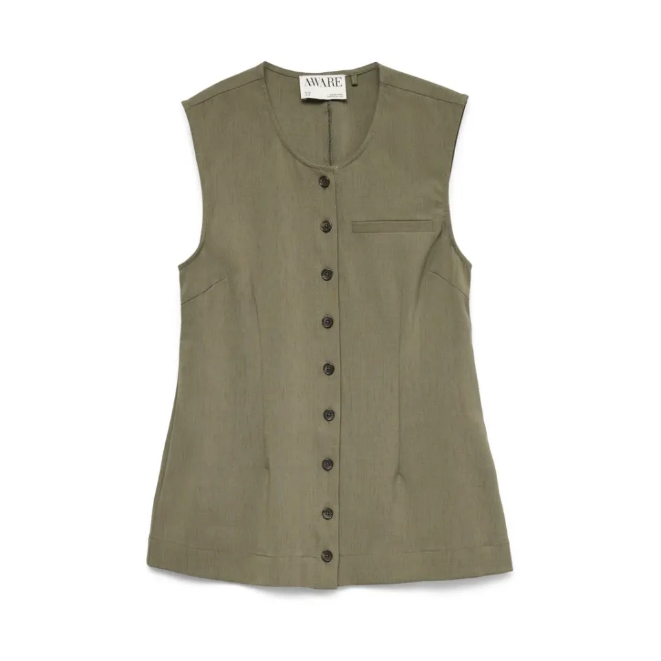 Vero Moda aware vest Awuria – Sea Turtle — produktfoto
