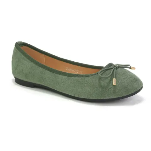 Fiora ballerinaer 9988-105 – Olive — produktfoto