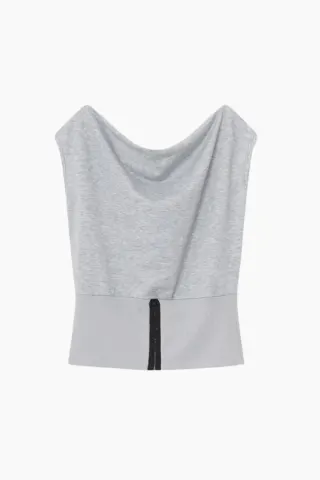 Résumé NaomiRS Top – Light Grey Melange — produktfoto