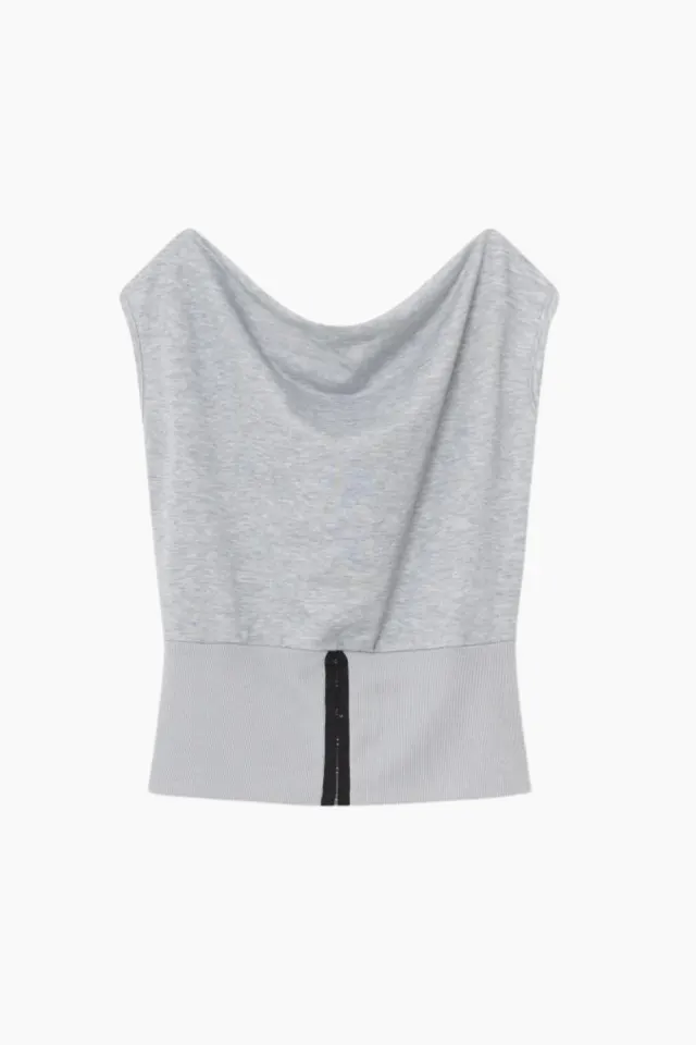 Résumé NaomiRS Top – Light Grey Melange — produktfoto