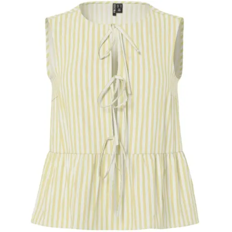 Pieces top Pcjolly – French Vanilla BRIGHT WHITE — produktfoto