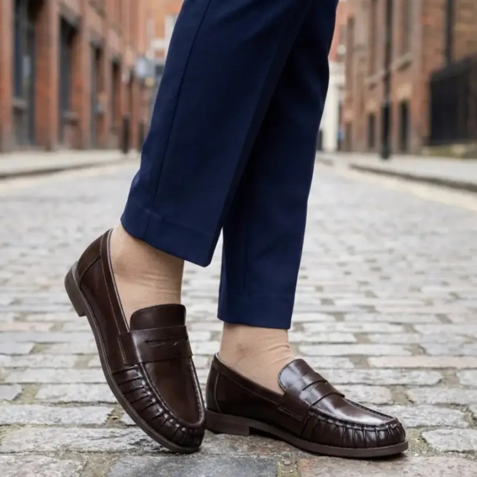 Nieve loafers 88F-9 – brun — produktfoto