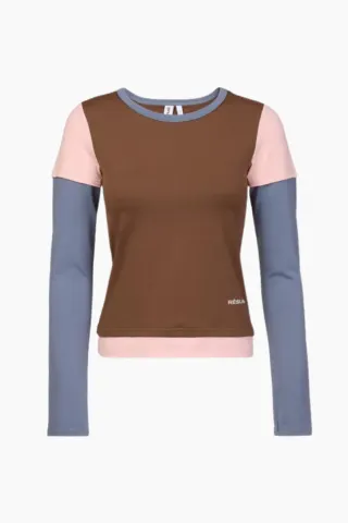 Résumé AmariRS Blouse – Multi Brown — produktfoto