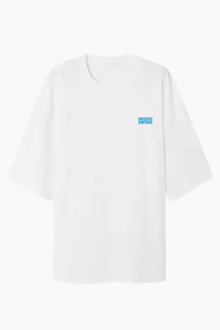 American Vintage Gixy T-shirt – hvid — produktfoto
