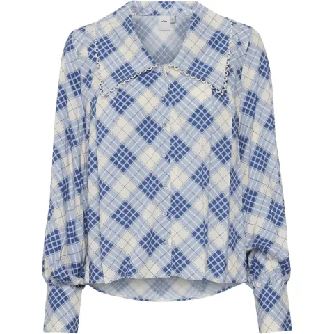 ICHI bluse Ihkissy – True Blue — produktfoto