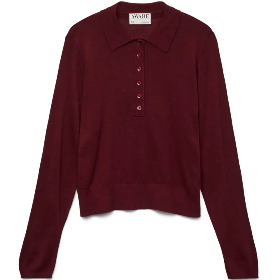 Vero Moda Polo Awsikita – Zinfandel — produktfoto