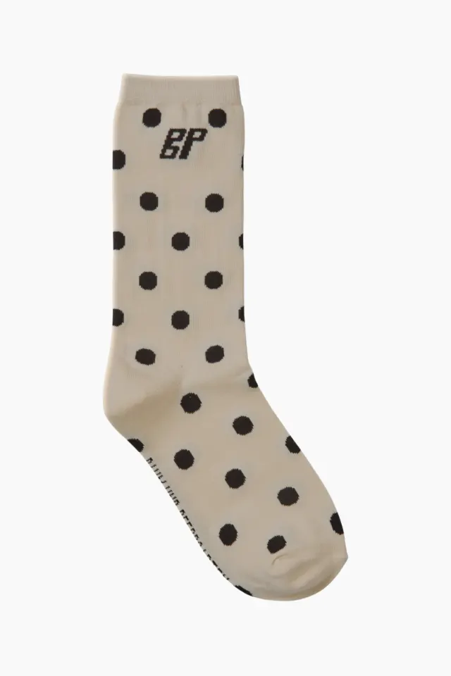 Baum und Pferdgarten Ling Socks – Creme Dot BP — produktfoto