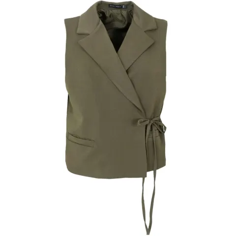 Black Colour vest Bcrena – Army — produktfoto