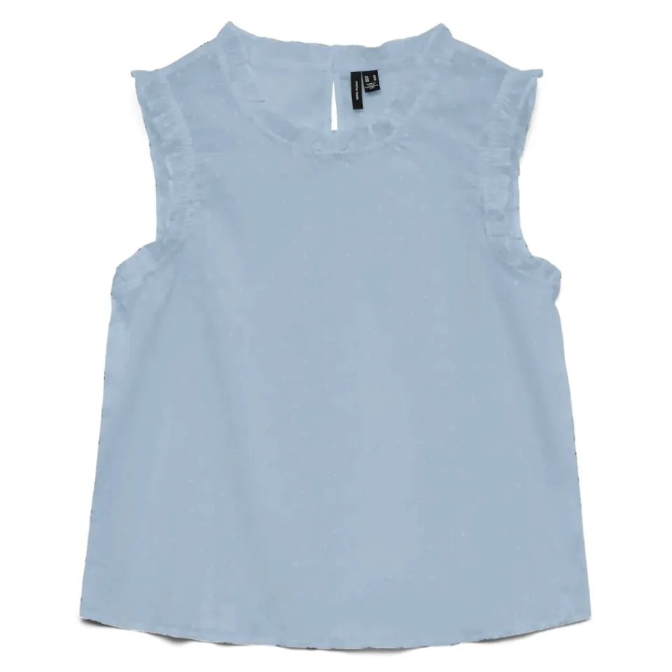 Vero Moda top Vmtrine – Cashmere Blue — produktfoto