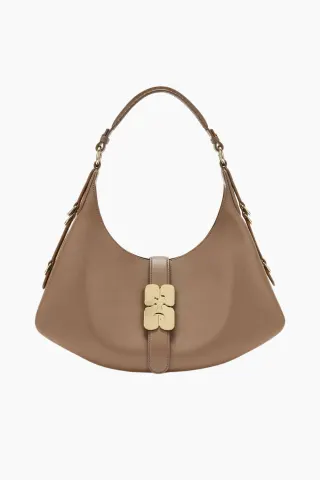 GANNI Kat Small Butter Bag B2070108 – Coca Mocha — produktfoto