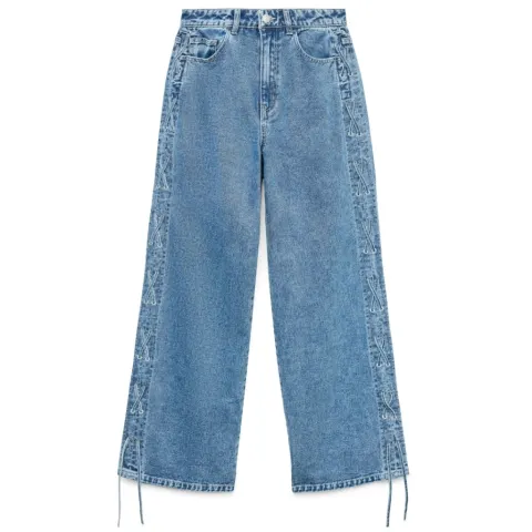 Vero Moda jeans Vmrae – Medium blue denim — produktfoto