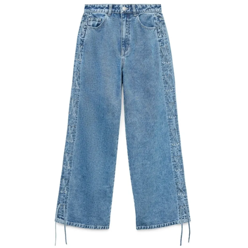 Vero Moda jeans Vmrae – Medium blue denim — produktfoto