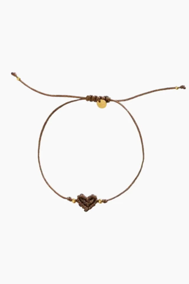 STINE A Love Bracelet – Mocha — produktfoto