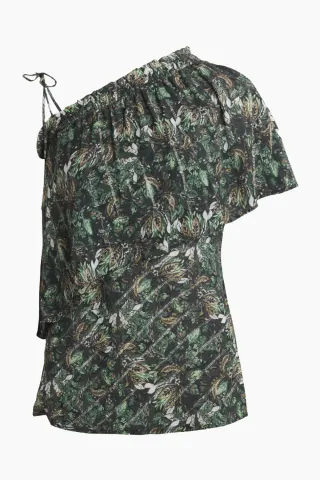 Bruuns Bazaar Women Hassel Sanja Blouse - Dark Floral Print – Bruuns Bazaar — produktfoto