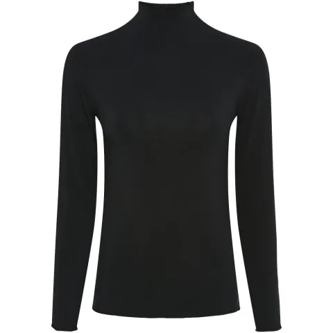 Marta du Château langærmet t-shirt MdcElin – sort — produktfoto