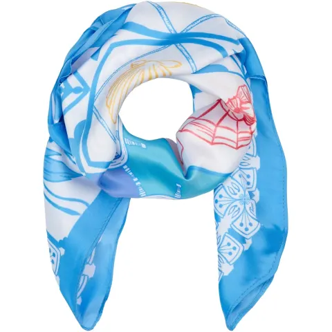 Marta du Château tørklæde MdcJuline FA-Scarf – Blue11114 — produktfoto