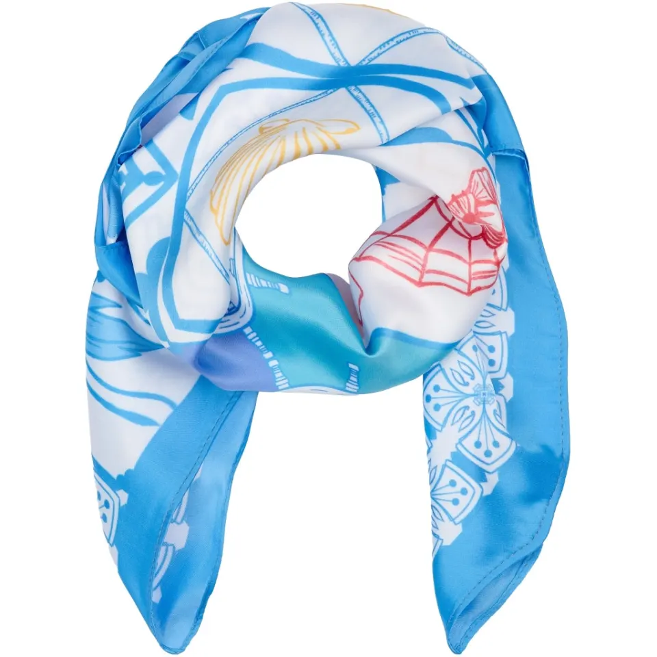 Marta du Château tørklæde MdcJuline FA-Scarf – Blue11114 — produktfoto