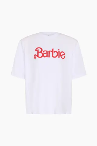 Gestuz BXGkenna Tee - White – Barbie X Gestuz — produktfoto