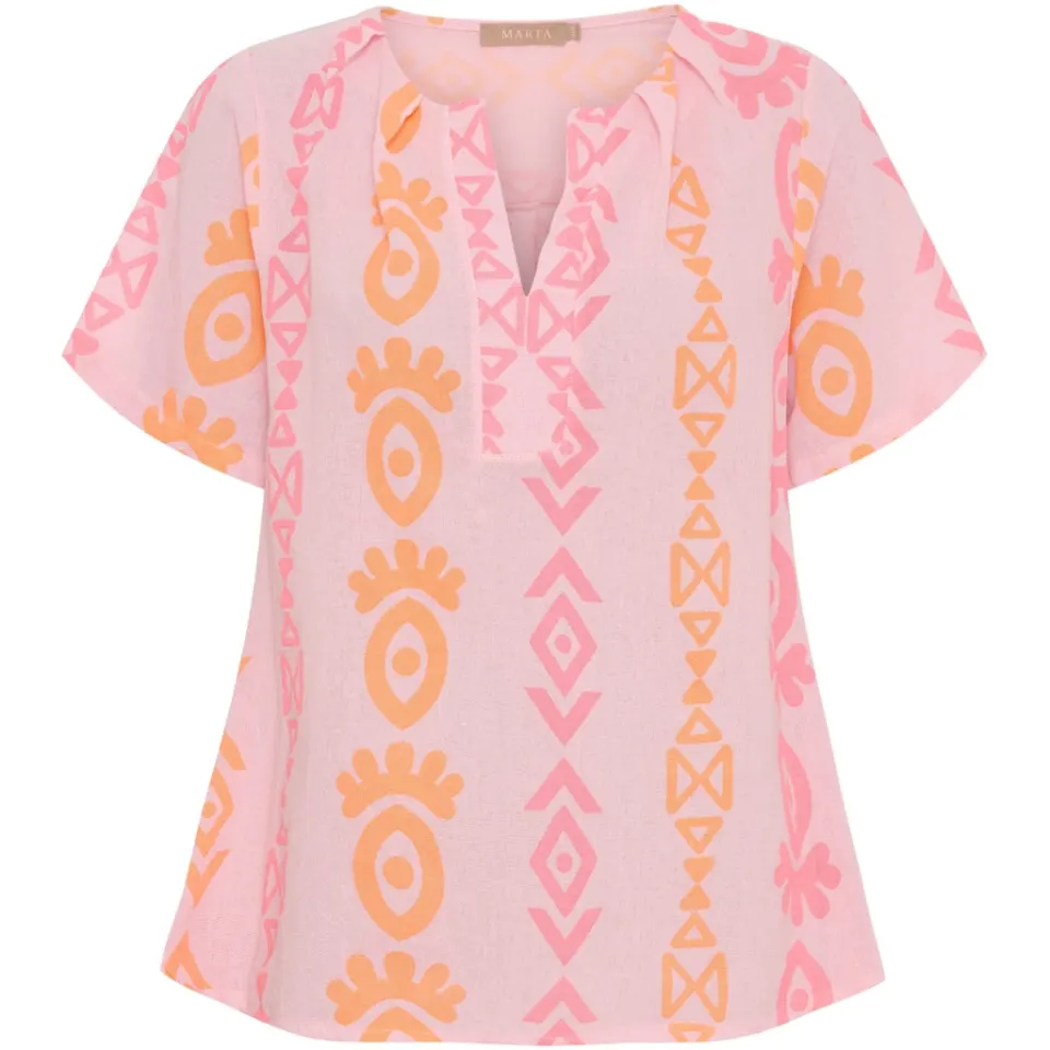 Marta du Château bluse MdcStine 7370C – pink — produktfoto
