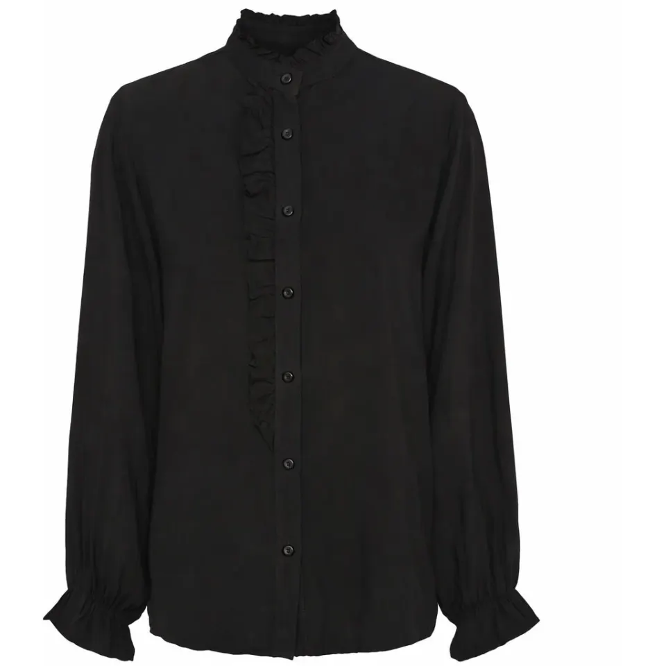 LULULIA bluse LuEllen 5897 – sort — produktfoto