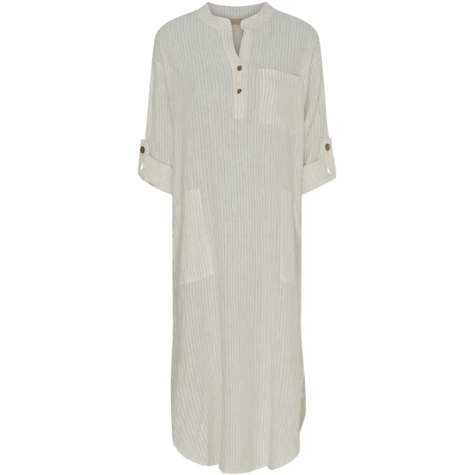Marta du Château kjole MdcNess – Panna Beige 1752 Stripe — produktfoto