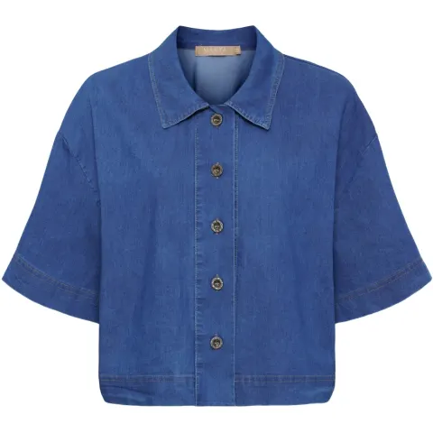 Marta du Château jakke MdcBelisa SW38872M – Medium Blue — produktfoto