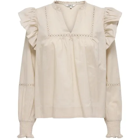 ONLY bluse Onlidris – Chateau Gray — produktfoto