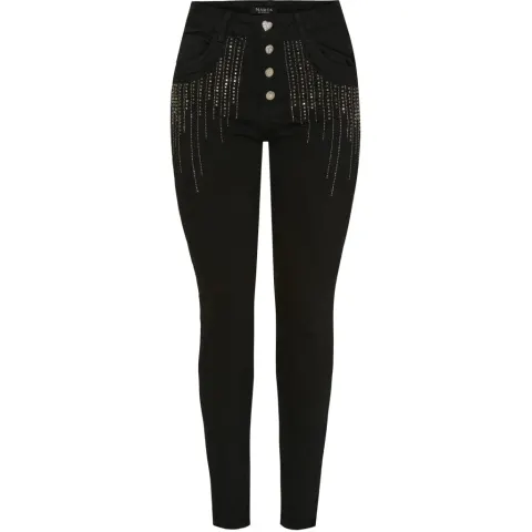 Marta du Château jeans Emma 2680-1 – Denimblack — produktfoto