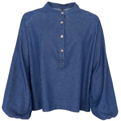 Black Colour skjorte bluse Bccarey – Denim — produktfoto