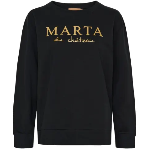 Marta du Château sweatshirt MdcAnnemette J-639 – sort — produktfoto