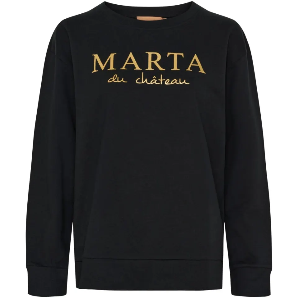 Marta du Château sweatshirt MdcAnnemette J-639 – sort — produktfoto