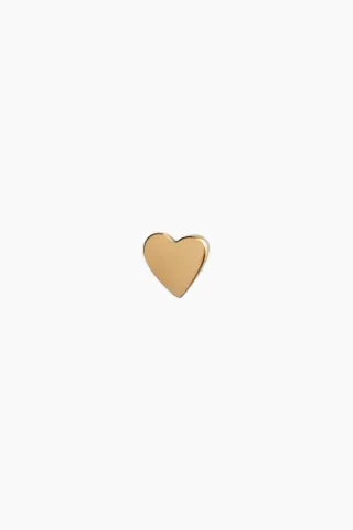 STINE A Petit Love Heart Earring Piece – guld — produktfoto