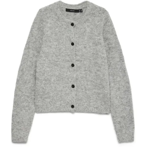 Vero Moda cardigan Vmnovah – Medium grey melange — produktfoto