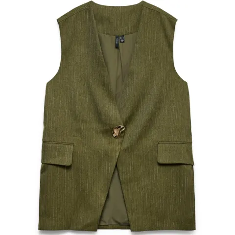 Vero Moda vest Vmkylan – Dark Olive — produktfoto