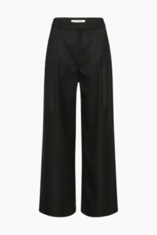Gestuz GZPaula MW Wide Pants – sort — produktfoto