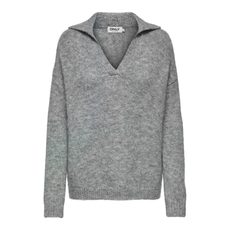ONLY strik Onlmaggie – Light Grey Melange — produktfoto