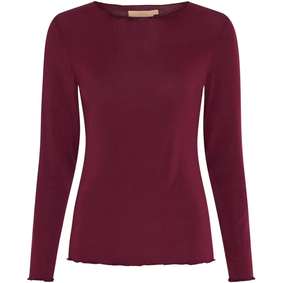 Marta du Château t-shirt MdcLeonora 5894 – Wine — produktfoto