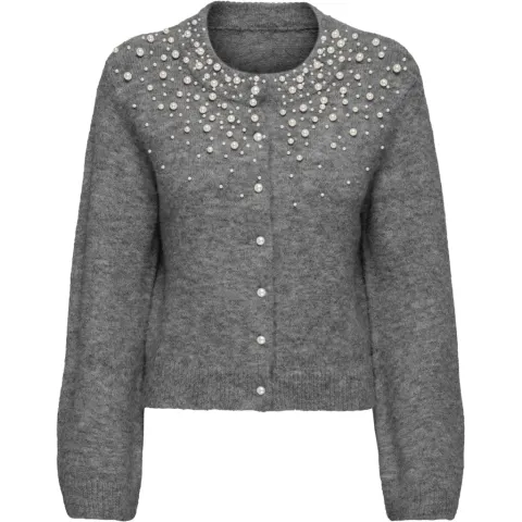 ONLY Cardigan ONLMiggie – Medium grey melange — produktfoto