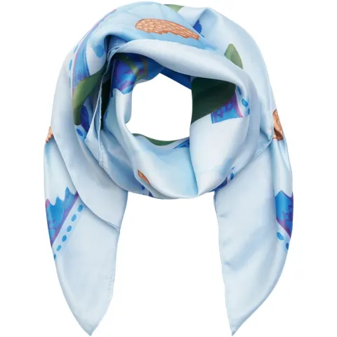 Marta du Château tørklæde MdcFinja BA-Scarf – Blue3540 — produktfoto