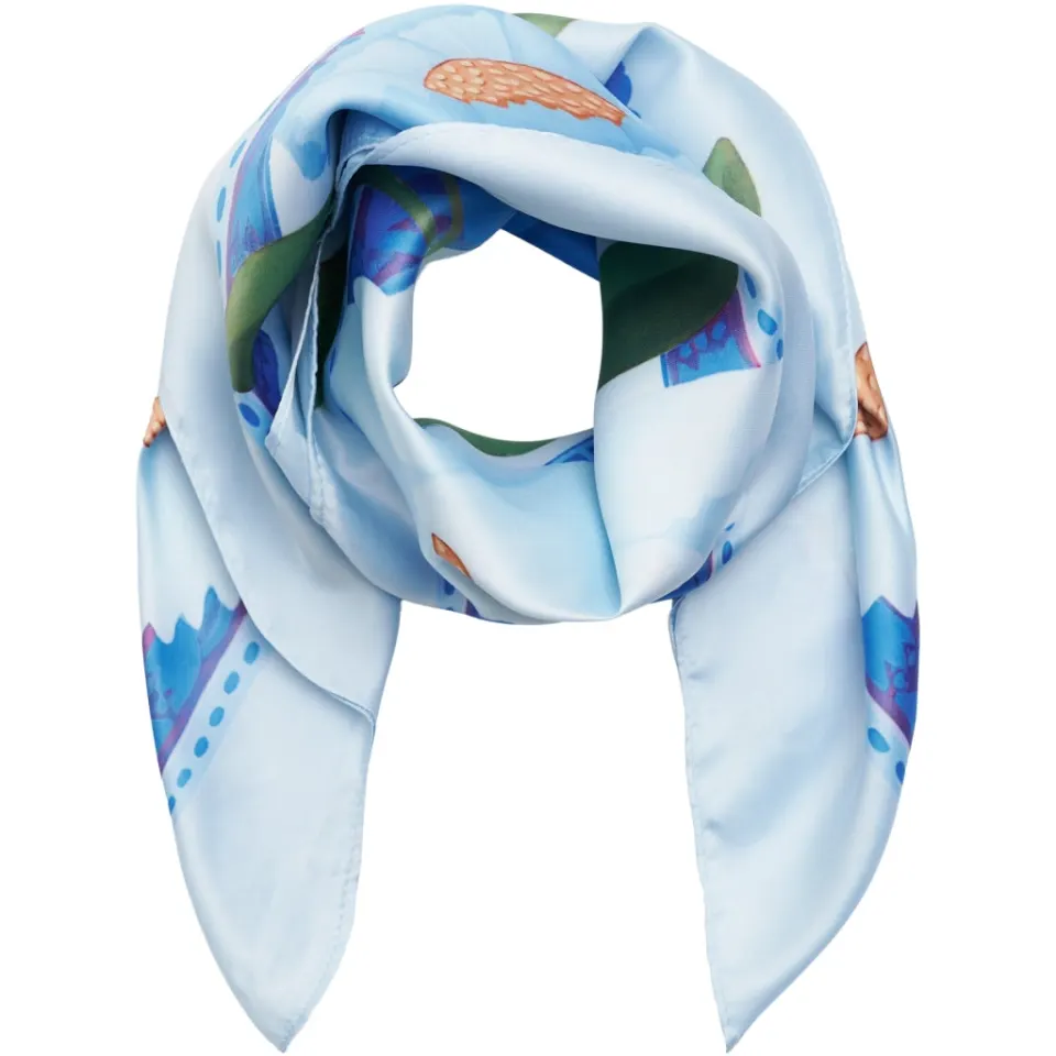 Marta du Château tørklæde MdcFinja BA-Scarf – Blue3540 — produktfoto