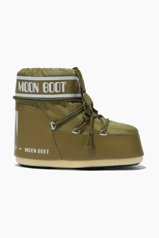 Moon Boot Icon Low Nylon Boots – Khaki — produktfoto