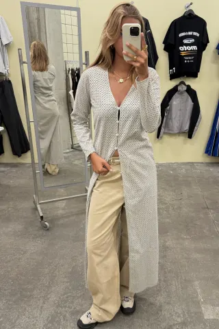 H2O Fagerholt Summer Cardigan – Grey Putty — produktfoto