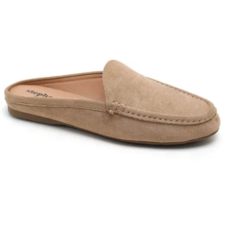 Goldie loafers QQ-283 – Khaki — produktfoto