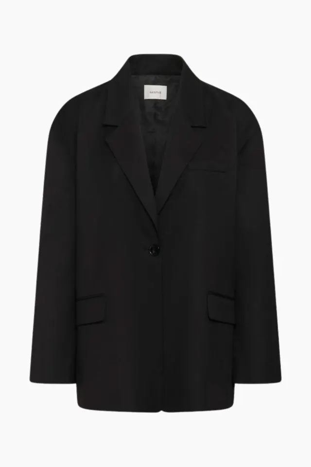 Gestuz GZpaula OZ Soft Blazer – sort — produktfoto