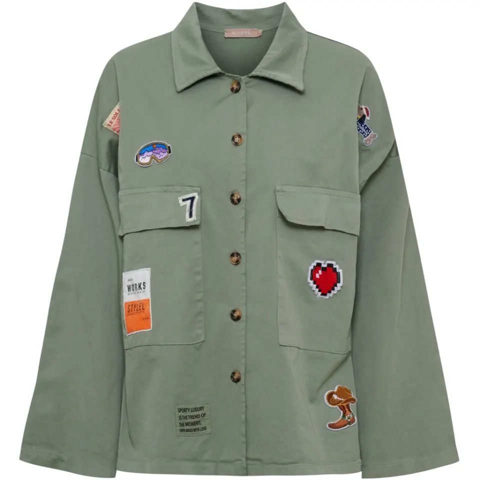 Marta du Château jakke MdcAstoria 8122 – Military1011 — produktfoto