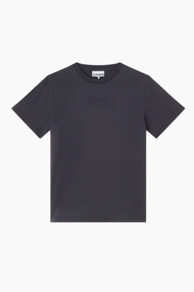 GANNI Essentials Tee A1050057 – Phantom — produktfoto