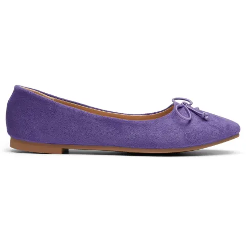 Florence ballerina sko DS-1A18 – lilla — produktfoto
